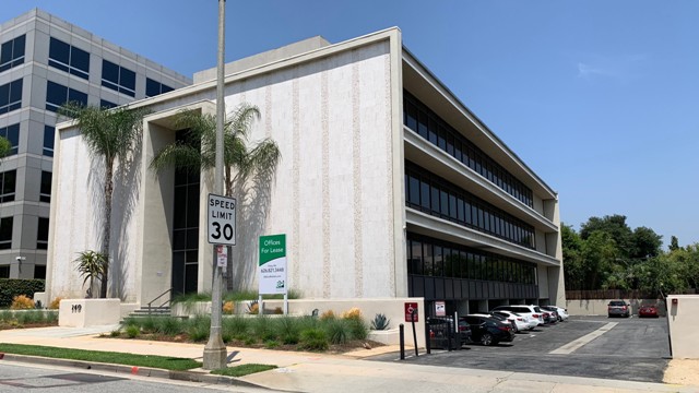 Picture of subject property, Office building in Pasadena